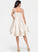Lace Beading Cascading Satin Ruffles Sweetheart Prom Dresses With A-Line Asymmetrical Shannon