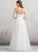 Ruffle A-Line Lindsey Sweetheart Tulle Floor-Length Wedding Dresses With Wedding Beading Dress