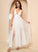 Alena Wedding Ankle-Length A-Line V-neck Wedding Dresses Dress