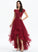 Dress Bow(s) Beading Ball-Gown/Princess Wedding Tulle Zoey With Off-the-Shoulder Asymmetrical Sequins Wedding Dresses