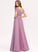 V-neck A-Line Floor-Length Neckline Fabric Silhouette SplitFront Length Embellishment Monica A-Line/Princess Natural Waist