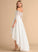 A-Line Satin Wedding Dresses Dress Asymmetrical Wedding Lace Frederica