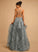 V-neck Tulle Elisa Prom Dresses Ball-Gown/Princess Floor-Length