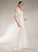 Train Wedding Chapel Trumpet/Mermaid Wedding Dresses With V-neck Beading Dress Ansley Sequins