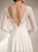 Amiya Wedding Dresses V-neck A-Line Dress Train Wedding Sweep
