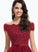 Asymmetrical Bow(s) Off-the-Shoulder Embellishment Lace Sequins Fabric Length Neckline Tulle Sleeve Beading