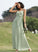 Neckline Silhouette Ruffle Length Fabric Floor-Length V-neck A-Line Embellishment Sanai Trumpet/Mermaid Sleeveless