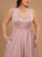 Izabella Prom Dresses V-neck Ball-Gown/Princess Pockets Satin With Floor-Length