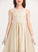 Neck Junior Bridesmaid Dresses Ball-Gown/Princess Bailey Lace Scoop Satin Floor-Length