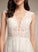 V-neck With Court Dress Train Wedding Dresses Wedding Sequins A-Line Mckinley
