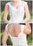 Court Train A-Line Wedding Dresses Beading V-neck Sequins Lace Chiffon Dress Wedding With Lillian