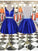Satin Susan Homecoming Dresses Royal Blue A-Line Sleeveless Backless CD10311