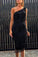 Sexy Sloping Madilynn Homecoming Dresses Shoulder Tassel Sleeveless Bodycon CD10779