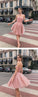 Cute Sweetheart Short Party Pink Homecoming Dresses A Line Penelope Dress CD11275