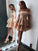 Cute A-Line Zoey Homecoming Dresses Off The Shoulder Ruffles CD118