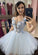 Blue V Neck Homecoming Dresses Allyson Lace Short Dress CD11985