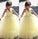 V Neck Yellow Flower Joanna Homecoming Dresses Girl Dresses CD12108