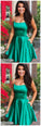 Spaghetti Straps Green Hoco Homecoming Dresses Stacy Party Dresses Gowns CD14145