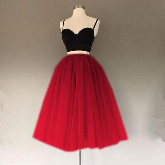 Custom A Line Willa Homecoming Dresses Made Splendid Short Two Piece Short Tulle Gowns CD1868