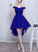 Off Shoulder Tulle Homecoming Dresses Toni Simple High Low CD2156