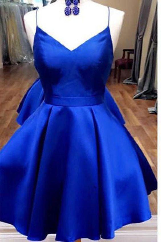 Short , Royal Blue Nicole Homecoming Homecoming Dresses Gowns, Junior CD216
