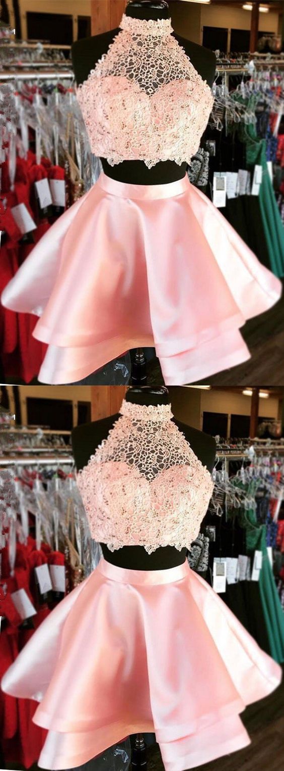 Two piece Homecoming Dresses Mckinley homecoming dresses, 2 piece homecoming dresses, pink homecoming dresses CD2207