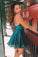 Bethany Homecoming Dresses Backless Green Green Formal Evening Dress CD22281