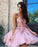 Sexy Appliques Homecoming Dresses Christine V-Neck A-Line CD22825