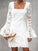 Long Sleeve Hedwig Homecoming Dresses Lace Above Knee Sweet CD23428