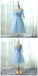Elegant Quinn , A-line , Homecoming Dresses Light Blue CD2412