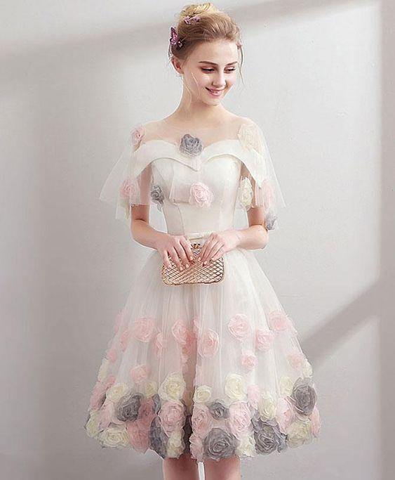 Cute Homecoming Dresses Jessica Sweetheart Tulle Short Tulle CD24661