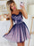 Cute Tulle Short Homecoming Dresses Lace Alena Dress CD2596