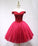 Cute Tulle Winifred Homecoming Dresses Beads Short Dress Tulle CD2666