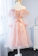 Tulle Short Dress Pink Lila Homecoming Dresses Lace CD3025