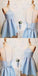 New Blue Halter Short Caitlyn Homecoming Dresses Custom Dresses CD323