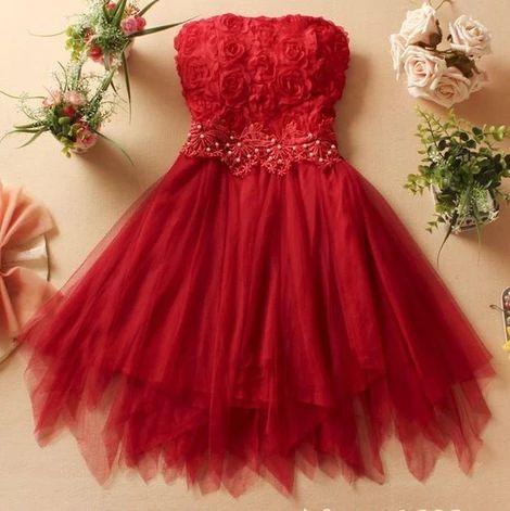 Charming Strapless Chiffon Homecoming Dresses Amber Short With Appliques CD3813