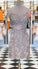 champagne lace short homecoming Cecilia dresses, cheap Homecoming Dresses homecoming dresses CD5185