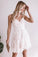 2022 Helen Homecoming Dresses A Line White Short Dress CD5643