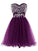 New Arrival Jaelyn Homecoming Dresses Grey Tulle With Crystal CD5667