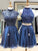 Royal Blue Rylee Homecoming Dresses Chiffon Beading Mismatched CD750