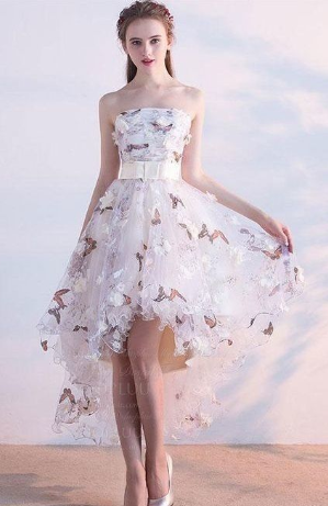 Unique Tulle Short Lace Homecoming Dresses Jaylen Dress Tulle CD902