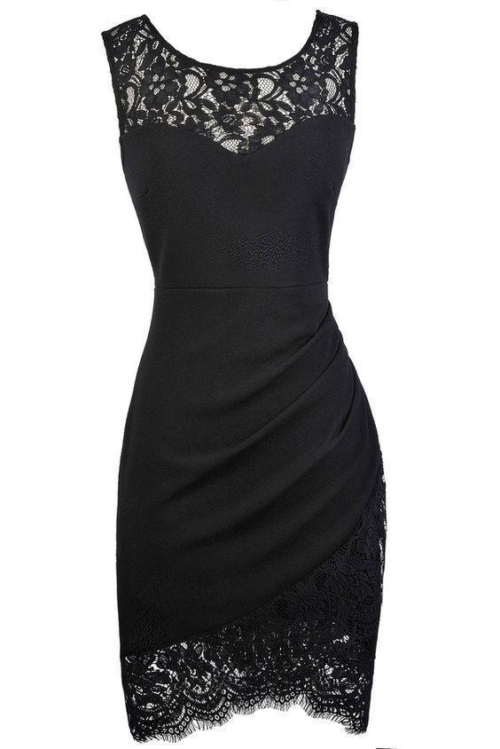 Black Dress Pencil Homecoming Dresses Ina Dress Fashion CD913