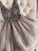 A-Line/Princess Sleeveless V-neck Tulle Sequin Short/Mini Homecoming Dresses Dresses Vanessa