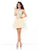 A-Line/Princess Halter Beading Sleeveless Short Homecoming Dresses Satin Cocktail Dresses Kristen
