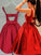 Homecoming Dresses A-Line/Princess Sleeveless Scoop Sash/Ribbon/Belt Satin Short/Mini Dresses Evelyn