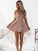A-Line/Princess Off-the-Shoulder Lace Giana Short/Mini Dresses Homecoming Dresses