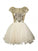 Dayami A-Line/Princess Sleeveless Scoop Sequin Tulle Short/Mini Homecoming Dresses Dresses