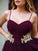 A-Line/Princess Applique Julissa Spaghetti Straps Organza Sleeveless Homecoming Dresses Short/Mini Dresses